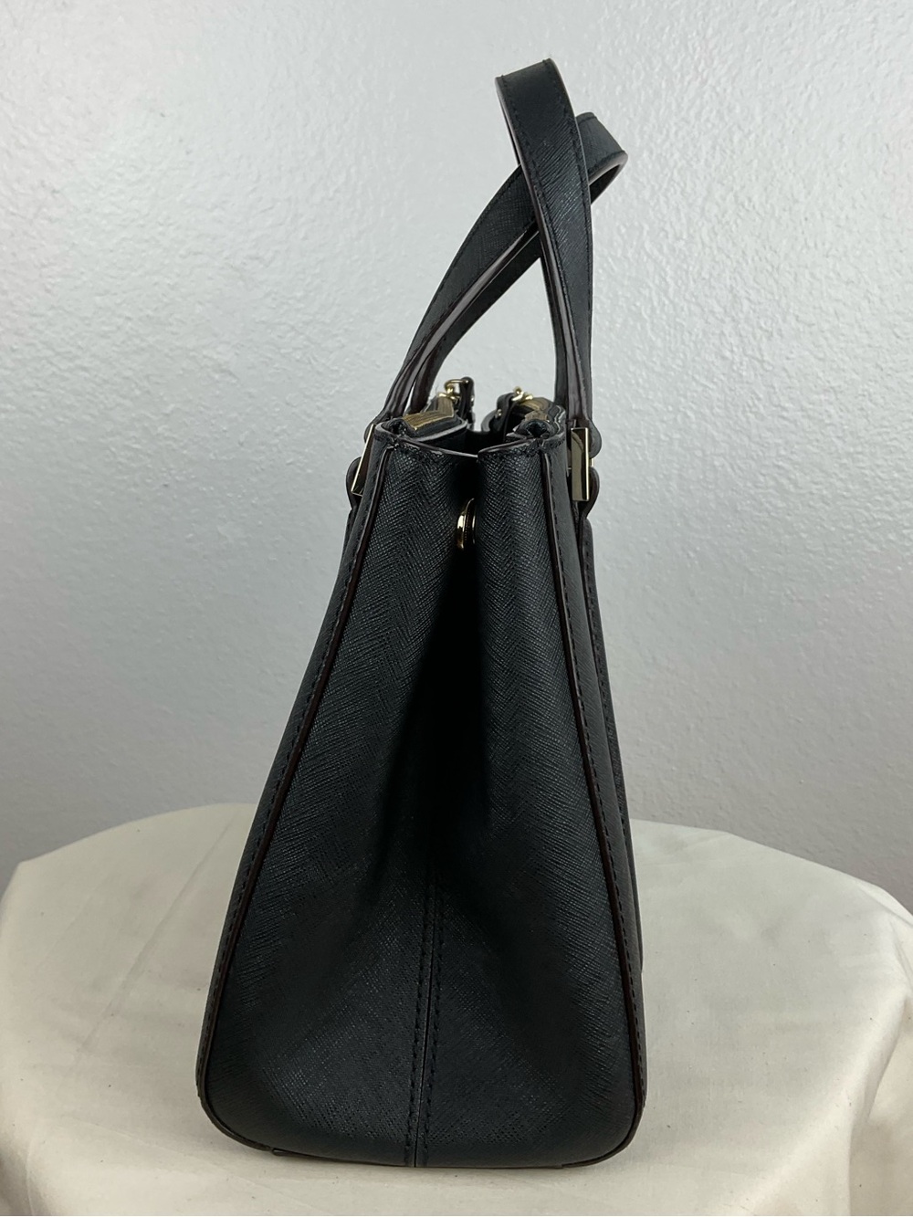 Kate Spade Newbury Lane Loden structured black‎ handbag - Picture 3 of 14
